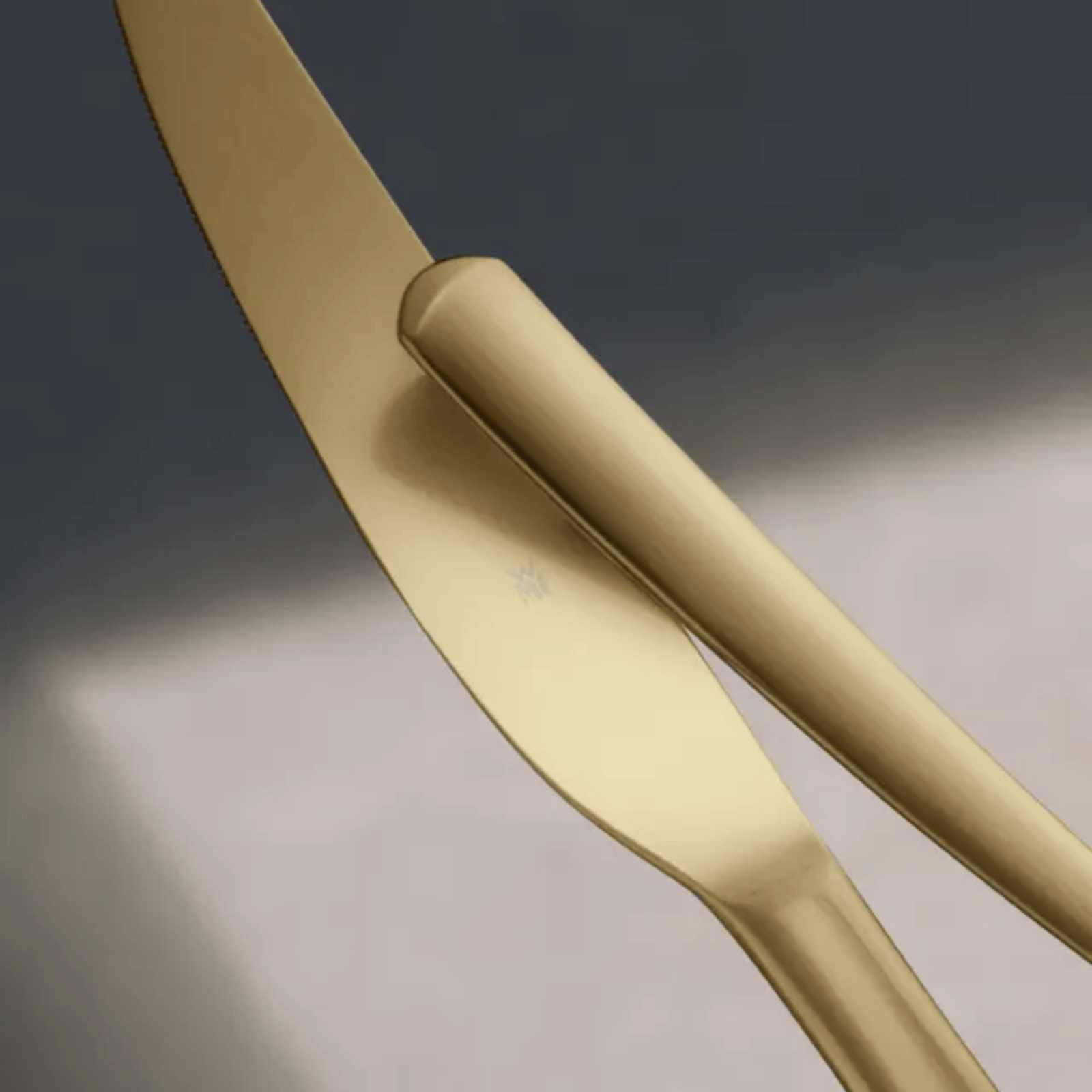 WMF Boston Cutlery Set 24-Piece Champagne Gold