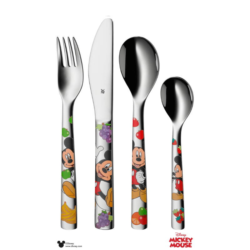 WMF Children's Disney Mickey Mouse Cutlery Set 4-Piece