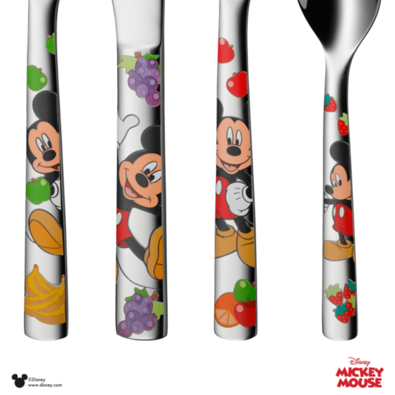 WMF Children's Disney Mickey Mouse Cutlery Set 4-Piece