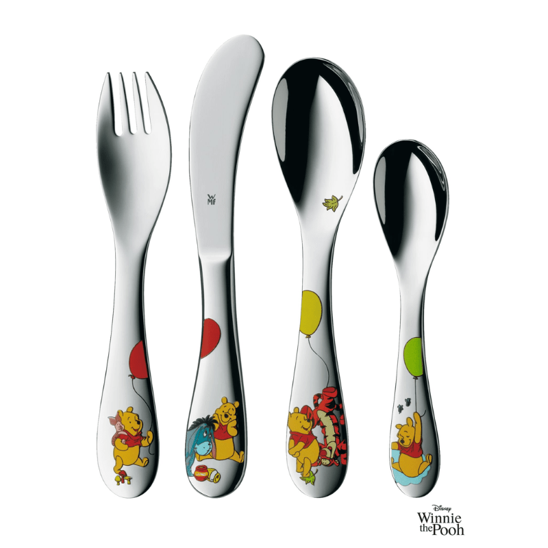 WMF Children's Disney Winnie the Pooh Cutlery Set 4-Piece