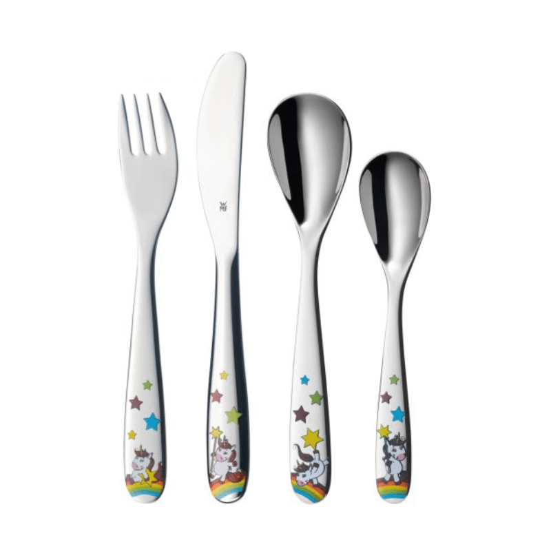 WMF Children's Unicorn Cutlery Set 4-Piece