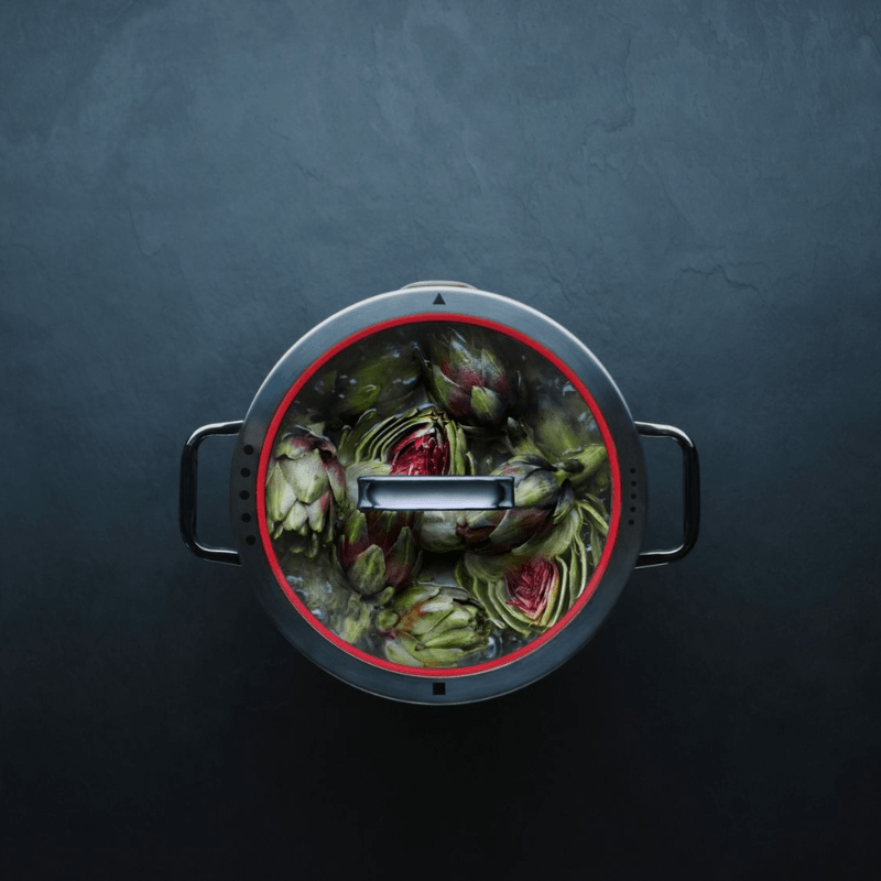 WMF Function 4 Red Cookware Set 4-Piece