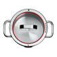 WMF Function 4 Red Cookware Set 4-Piece