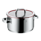 WMF Function 4 Red Cookware Set 4-Piece