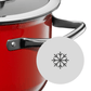 WMF Fusiontec Compact Red Cookware Set 3-Piece