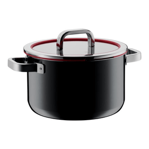 WMF Fusiontec Functional Black High Casserole 24cm + Lid The Homestore Auckland