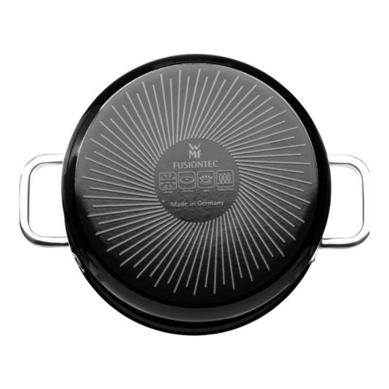 WMF Fusiontec Functional Black High Casserole 24cm + Lid The Homestore Auckland