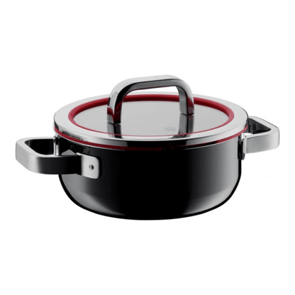 WMF Fusiontec Functional Black Low Casserole 20cm + Lid The Homestore Auckland