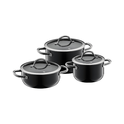 WMF Fusiontec Inspire Black Cookware Set 3-Piece