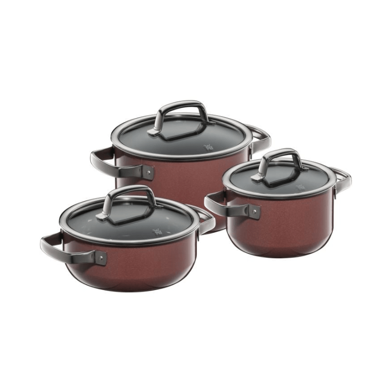 WMF Fusiontec Mineral Rose Quartz Cookware Set 3-Piece