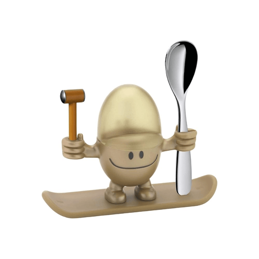 WMF McEgg Egg Cup with Spoon Set Gold The Homestore Auckland