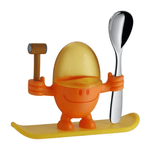 WMF McEgg Egg Cup with Spoon Set Orange