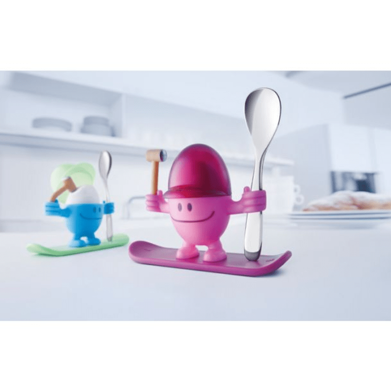 WMF McEgg Egg Cup with Spoon Set Pink