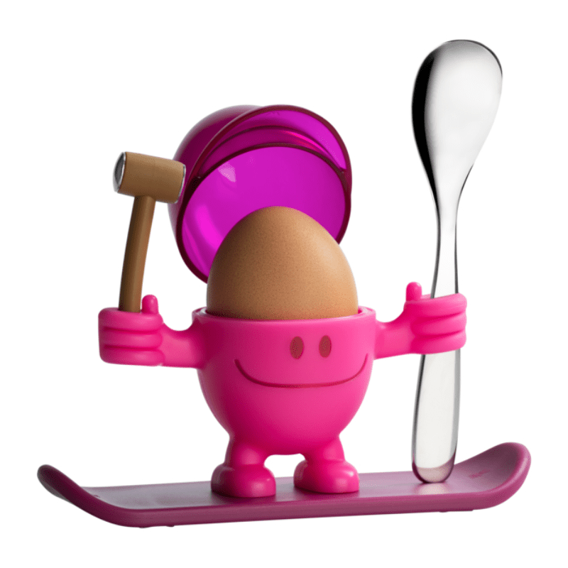 WMF McEgg Egg Cup with Spoon Set Pink The Homestore Auckland