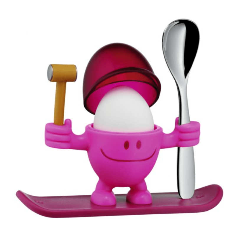 WMF McEgg Egg Cup with Spoon Set Pink The Homestore Auckland