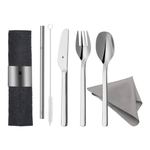 WMF My2Go Travel Cutlery Set + Reusable Straw 8-Piece The Homestore Auckland