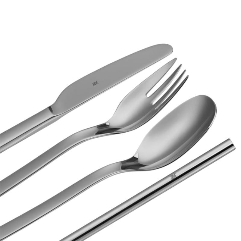 WMF My2Go Travel Cutlery Set + Reusable Straw 8-Piece The Homestore Auckland