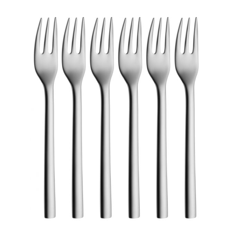 WMF Nuova Cake Fork Set 6-Piece