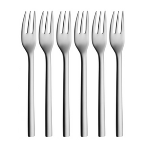 WMF Nuova Cake Fork Set 6-Piece