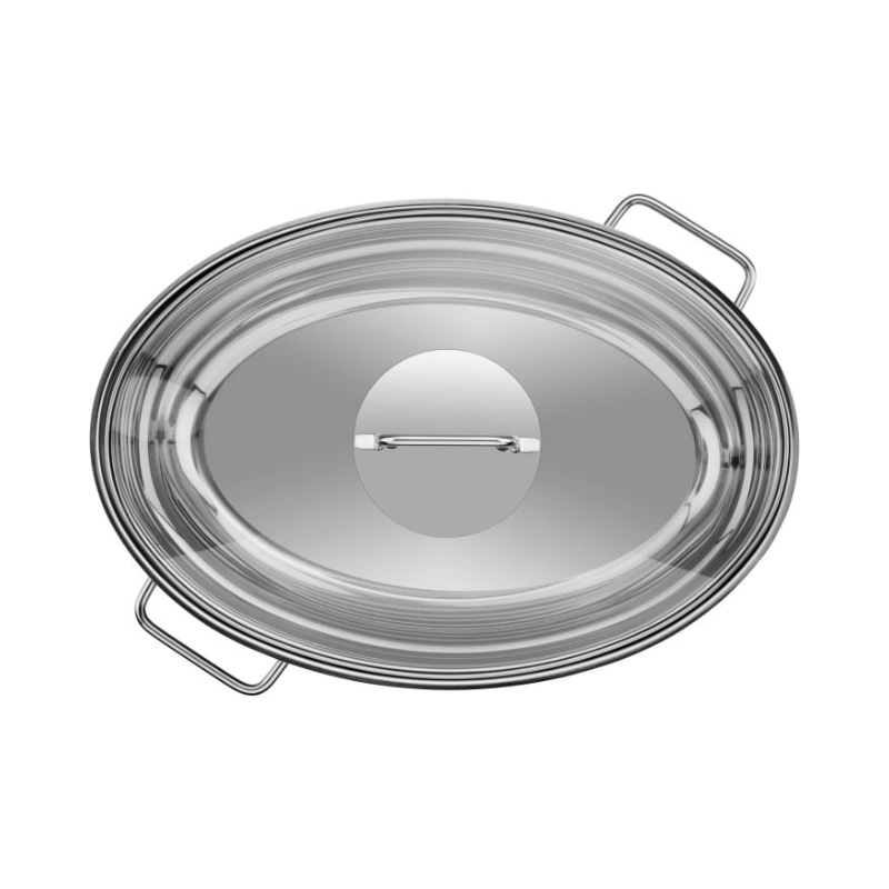 WMF Oval Roaster with Glass Lid & Thermometer The Homestore Auckland