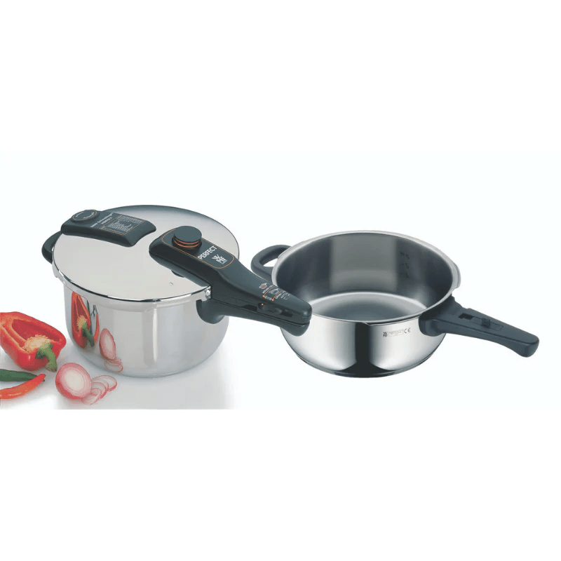 WMF Perfect Pressure Cooker Set 4.5L + 3L The Homestore Auckland