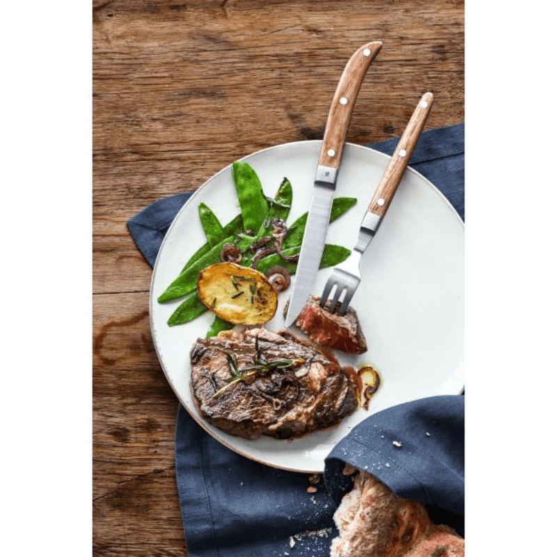 WMF Ranch Steak Knife & Fork  Set 12-Piece The Homestore Auckland