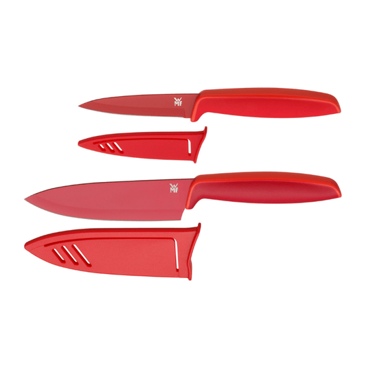 WMF Touch Knife Set 2-Piece Red The Homestore Auckland