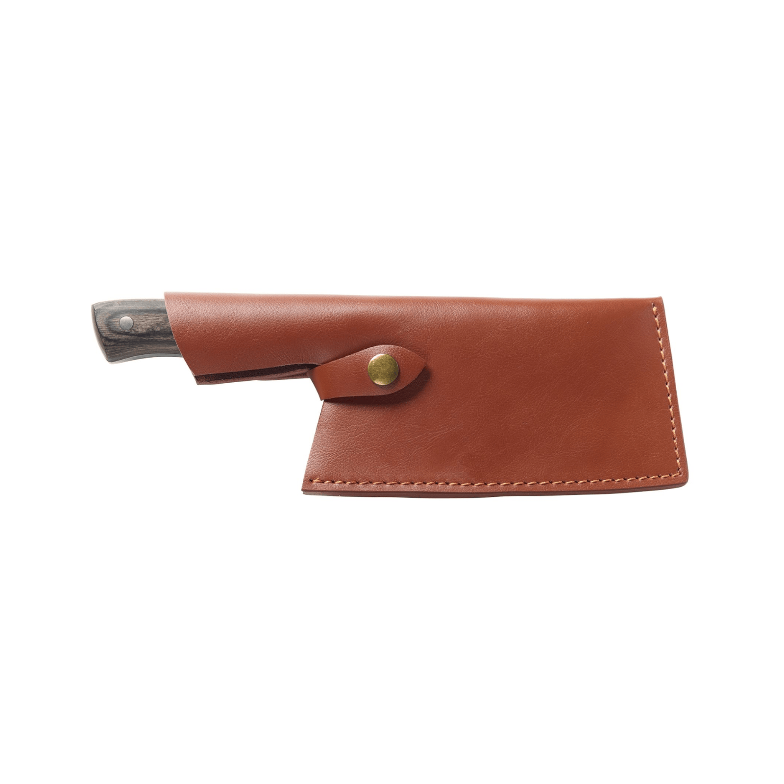 Zassenhaus Cleaver Chef's Knife 17cm with Leather Sheath