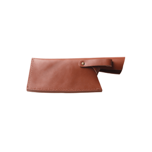 Zassenhaus Cleaver Chef's Knife 17cm with Leather Sheath