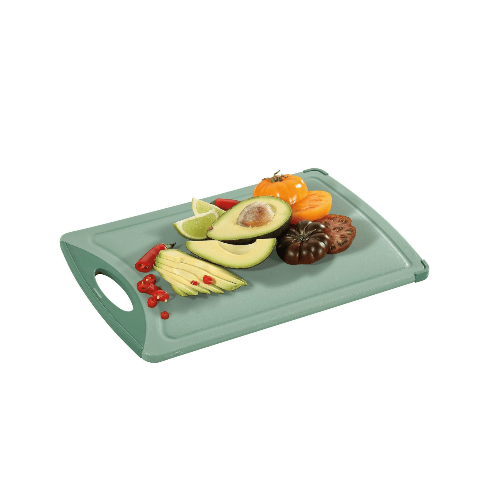 Zassenhaus Easy Cut Cutting Board 32cm x 20cm Jade