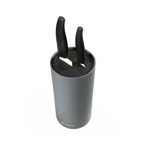 Zassenhaus Knife Block Round Grey