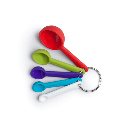 Zeal Silicone Measuring Spoon Set Bright