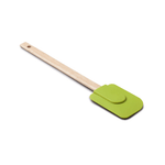 Zeal Silicone Spatula with Wooden Handle Bright