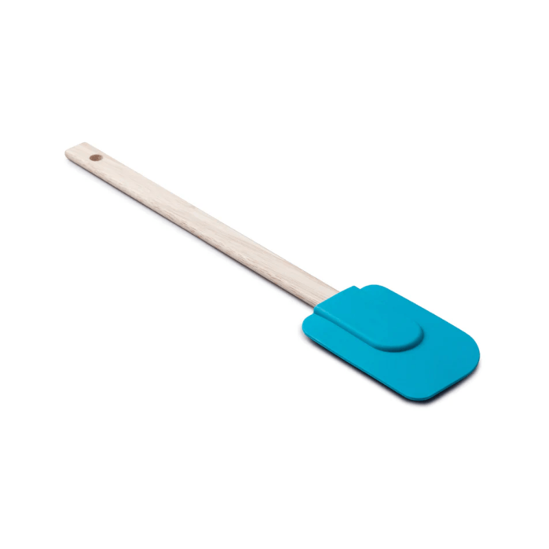 Zeal Silicone Spatula with Wooden Handle Bright