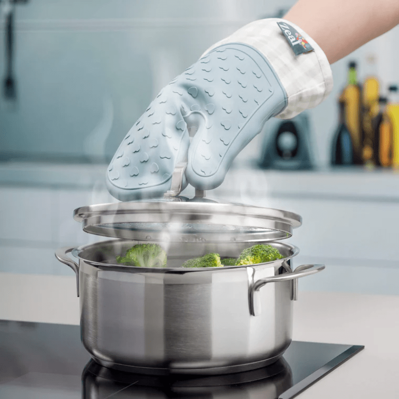 Zeal Steam Stop Waterproof Silicone Single Oven Glove The Homestore Auckland