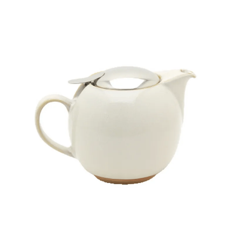 Zero Japan Teapot 680ml Earth Natural White