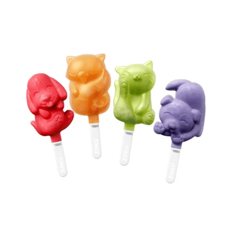 ZOKU Cat & Dog Ice Pop Molds