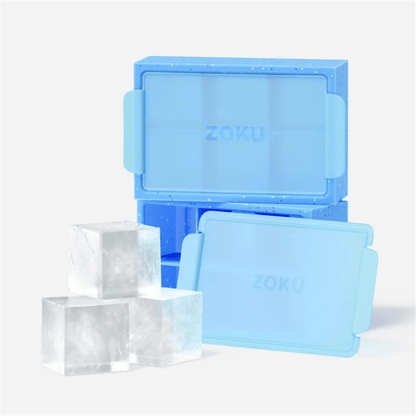 ZOKU Jumbo Ice Cube Tray Set of 2 Blue