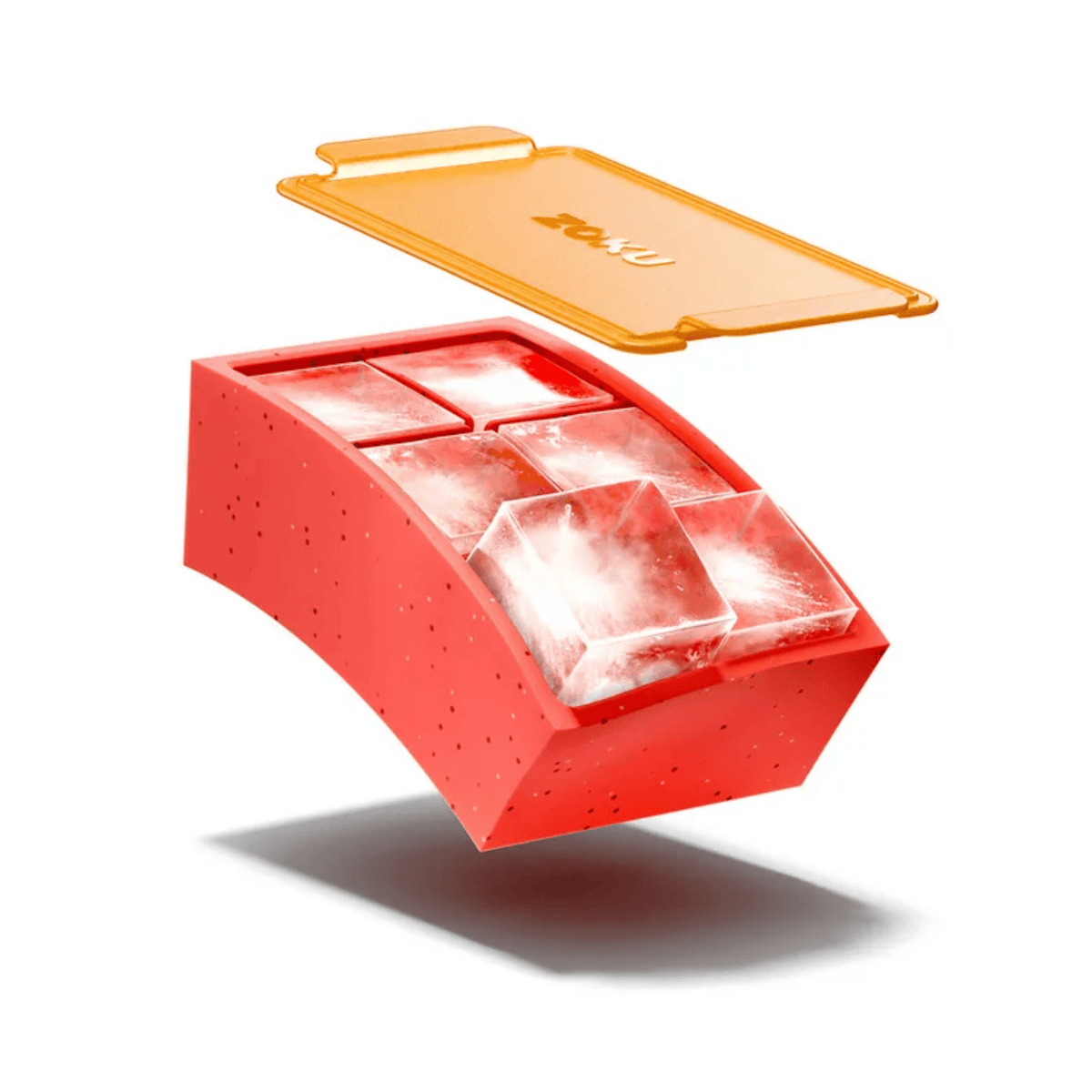 ZOKU Jumbo Ice Cube Tray Set of 2 Red