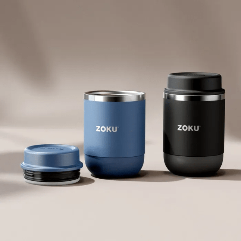 ZOKU Neat Stack Food Jar 465ml Blue