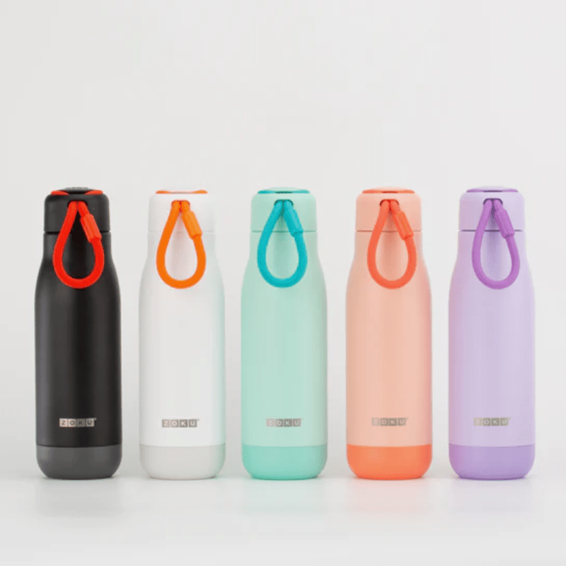 ZOKU Stainless Bottle 500ml Matte Coral