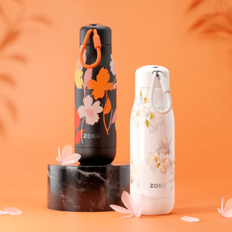ZOKU Stainless Bottle 500ml Vintage Magnolia The Homestore Auckland