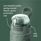 ZOKU Stainless Sports Bottle 500ml Green Marble
