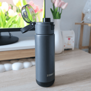ZOKU Stainless Sports Bottle 500ml Grey