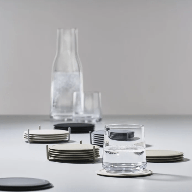 ZONE Denmark Singles Coasters Set 6-Piece Black