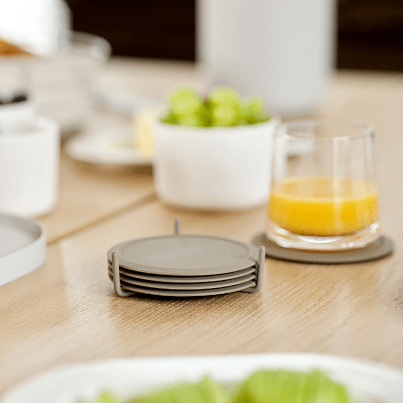 ZONE Denmark Singles Coasters Set 6-Piece Grey