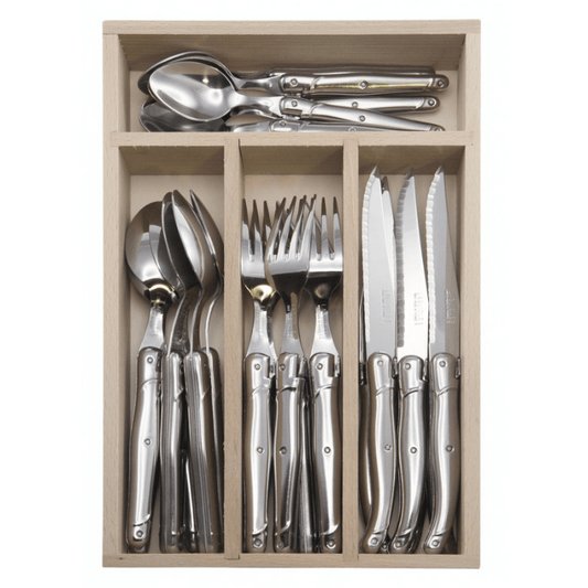 Andre Verdier Laguiole Cutlery Canteen Set 24 Piece Stainless Steel old The Homestore Auckland