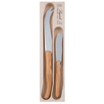 Andre Verdier Laguiole Olivewood 2 Piece Cheese Set