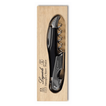 Andre Verdier Laguiole Wine Waiters Knife Black