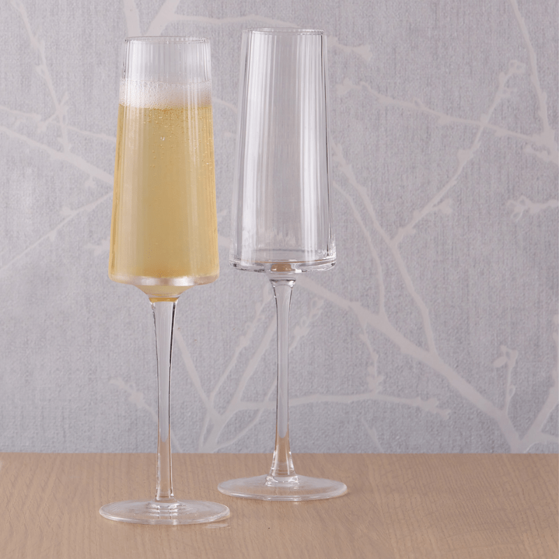 Anton Studio Design Empire Champagne Flutes 250ml Pair of 2